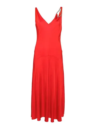 Lanvin Sleeveless A-Line Midi Dress