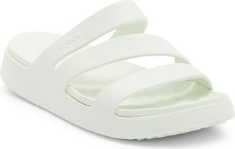 Crocs Getaway Waterproof Strappy Slide Sandal in Mint Tint at Nordstrom Rack, Size 10