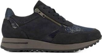 Medicus comfort suède sneakers donkerblauw