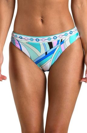 Sunshine 79 Studio Swirl Hipster Bikini Bottoms in Seafoam at Nordstrom, Size 14
