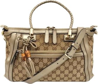 Gucci Borsa a spalla Pre-owned GG Canvas - - Pre-owned - Donna - Beige - ONE SIZE