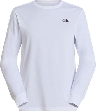 The North Face Evolution Simple Dome Regular Long Sleeve Longsleeve f&uuml;r Herren | wei&szlig;