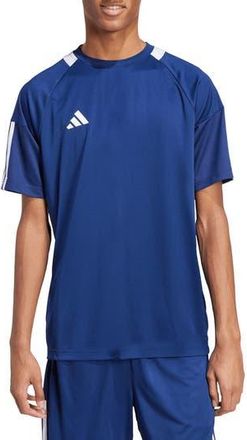 adidas Sereno AEROREADY 3-Stripes T-Shirt in Dark Blue/White at Nordstrom Rack, Size Xx-Large