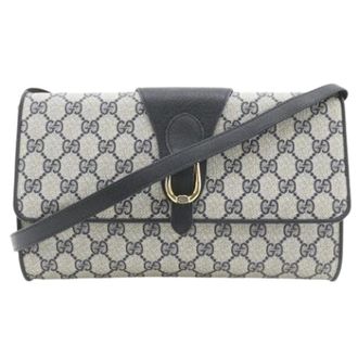 Gucci Pre-owned Cross Body Bags, female, Multicolor, Size: ONE SIZE Pre-owned Vintage GG Plus Shoulder Bag