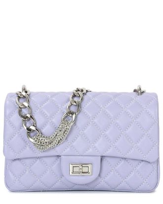 Tiffany & Fred Elegant Quilted Leather Chain Shoulder Bag