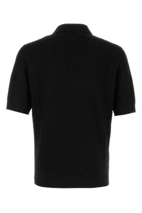 Dolce & Gabbana Nero Exterior: Silk Nylon Elastane Maglieria Sweater