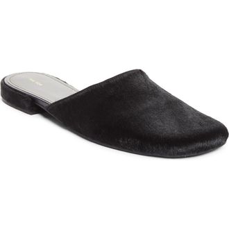 The Row Penelope Genuine Calf Hair Mule in Black at Nordstrom, Size 10.5Us