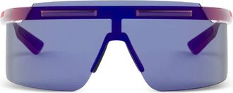 Prada Occhiali da sole Linea Rossa con naselli - Viola