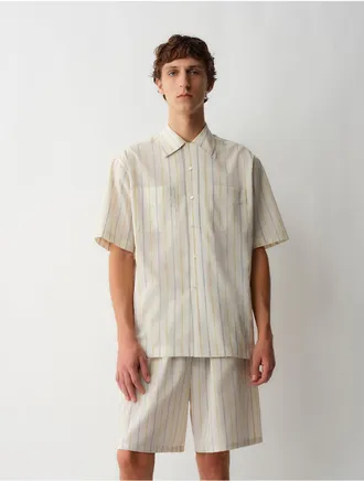 Calvin Klein Mens Nathaniel Button-Down Shirt - White - 46