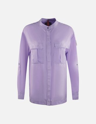 Parajumpers Womens Parajumpers Nevaeh Techno Violet Casual Shirt - Tan - Size: 10/8