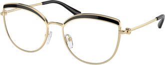 Michael Kors Womens 54mm Light Gold Opticals