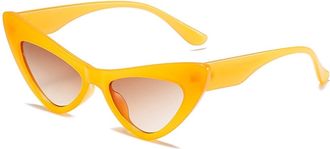 Generic Small Frame Men Outdoor Sunglasses Women Vacation Party Decoration Sun Glasses(Orange)