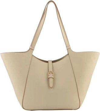 Pourchet Tassen, Dames, Beige, ONE Size, Leer, LEnvol&eacute;e Tote Bag