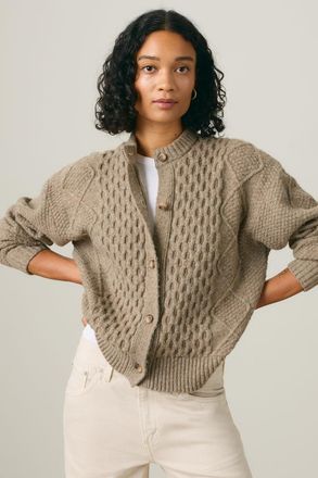 Levi's Cardigan girocollo Charlotte - Donna - XS - Beige / Mushroom Heather