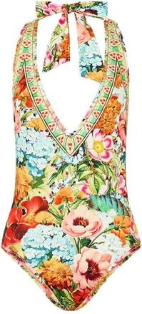 Camilla Omkeerbare Halter Badpak - Dames - Badpakken - Veelkleurig - S - Badmode