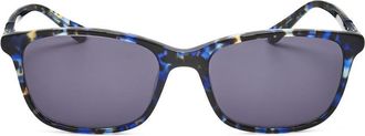 Anna Sui Ladies Blue Square Sunglasses AS 658AS