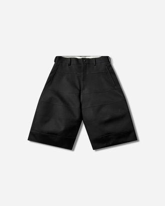 Comme Des Gar&ccedil;ons Men s Wide Leg Shorts Black