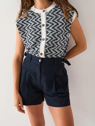 Barbour Womens Grey Olivia Button Through Knitted - Size 14 UK