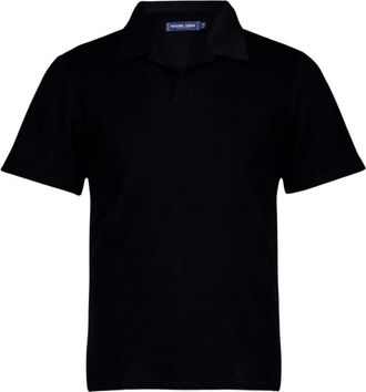 Frescobol Carioca Polo Faustino Terry Cotton - Heren - Polos - Zwart - 2XL - Katoen - Tops