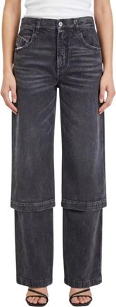 The Attico Black Relaxed Fit Pants