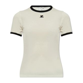 Courrèges Mujer, Camisetas, Blanco, Talla: XS