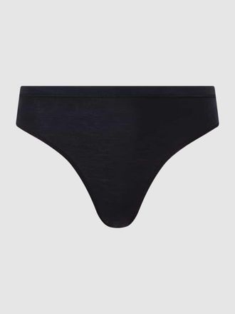 Hanro String mit Stretch-Anteil Modell Cotton Sensation in Black, Gr&ouml;&szlig;e XS