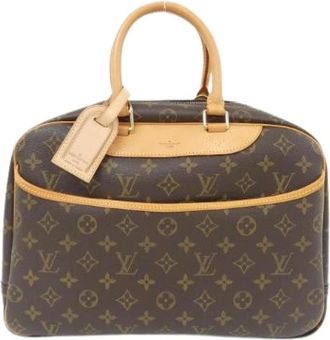 Louis Vuitton Pre-owned Handbags, female, Brown, Size: ONE SIZE Pre-owned Canvas Handbag