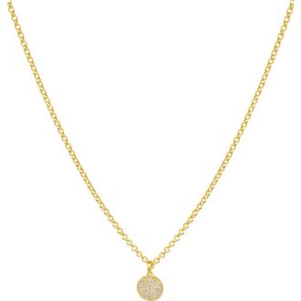 Dean Davidson Madeleine Pav&eacute; Pendant Necklace in Gold at Nordstrom