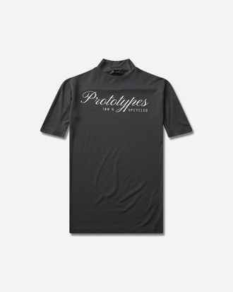 Prototypes Upcycled Fitted T-Shirt Black