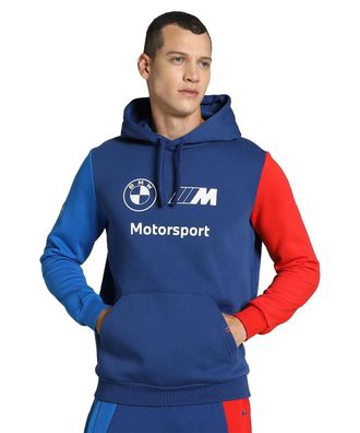 Puma Mens BMW M Motorsport Essentials Fleece Hoodie, Pro Blue-m Color, XXL