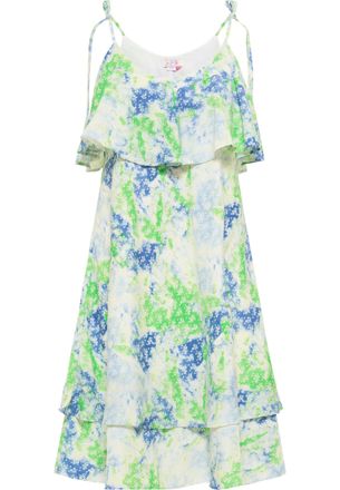 Izia midi-jurk Dames blauw/groen