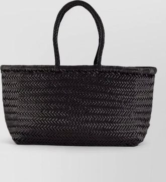 Dragon Diffusion beach bag shopper braided handles woven design