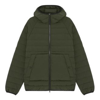Mastrum Ultrafijne Nylon Gewatteerde Jas met Capuchon - Heren - Gewatteerde jassen - Groen - M - Nylon - Jassen