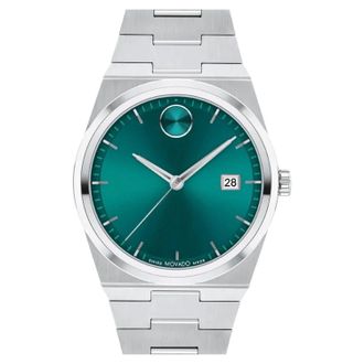 Movado Mens BOLD Green Dial Watch