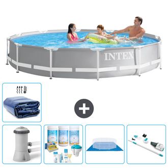 Intex Piscina Prism Frame Redonda - 366x76 Cm - 8-piezas S20573
