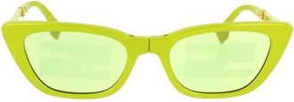 Fendi Dames, Accessoires, Groen, Maat: 53 MM