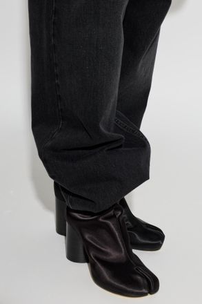 Maison Margiela Heeled Ankle Boots With Tabi Cut-out, Womens, Black