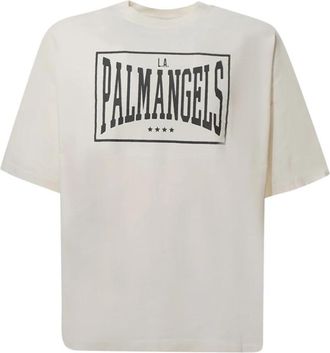 Palm Angels T-Shirts - Heren - T-shirts - Wit - XL - Tops