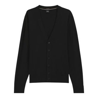 HUGO BOSS Cardigan H-Mardon - - Knitwear - Uomo - Nero - M