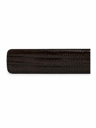 Tom Ford Reversible Calfskin with T-Buckle Belt - Brown