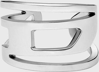 Diesel Stainless Steel Ear Cuff - Ear Cuffs - Unisex - Silver