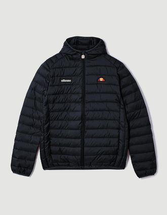 Ellesse Mens Lombardy Padded Jacket - Anthracite - Black/Grey - Size: 38/Regular