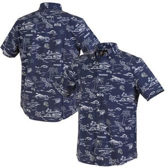 Reyn Spooner Mens Reyn Spooner Navy Dallas Cowboys Kekai Performance Button-Down Shirt at Nordstrom, Size Xxx-Large