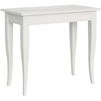 Itamoby Tavolo consolle Pescara allungabile in legno per sala da pranzo -Allungabile fino a 204 cm / Bianco Frassino