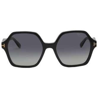 Tom Ford Romy Polarized Smoke Geometric Ladies Sunglasses FT1032 01D 56