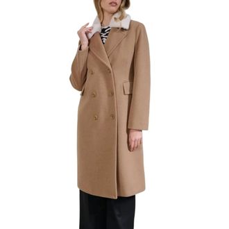 Kaos Cappotto Lungo - - Coats - Donna - Beige - S