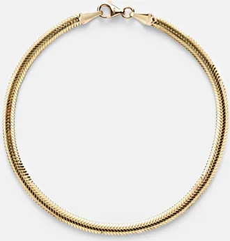 Stone and Strand Bracciale a catena Serpentine in oro 14kt