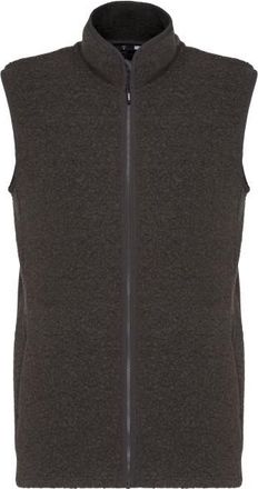 Stoic MerinoPile RissnaSoftSt. Vest Merinogilet f&uuml;r Herren | schwarz/grau