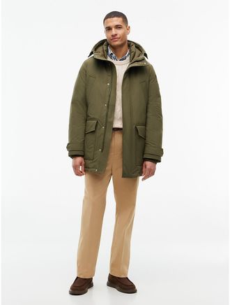 Tommy Hilfiger Mens Hooded Down Parka - Huntsman Green - XXL