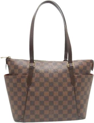 Louis Vuitton Pre-owned Damier Ebene Tote Bag - Dames - Vintage Shopper - Bruin - ONE Size - Vintage
